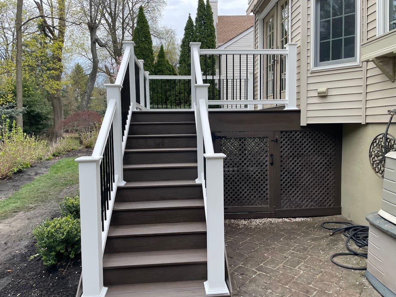 Custom deck build in Red Bank, NJ