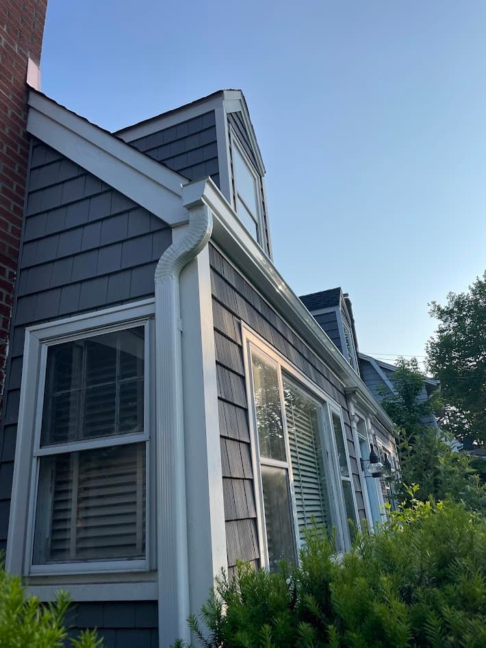 Gutter installation project