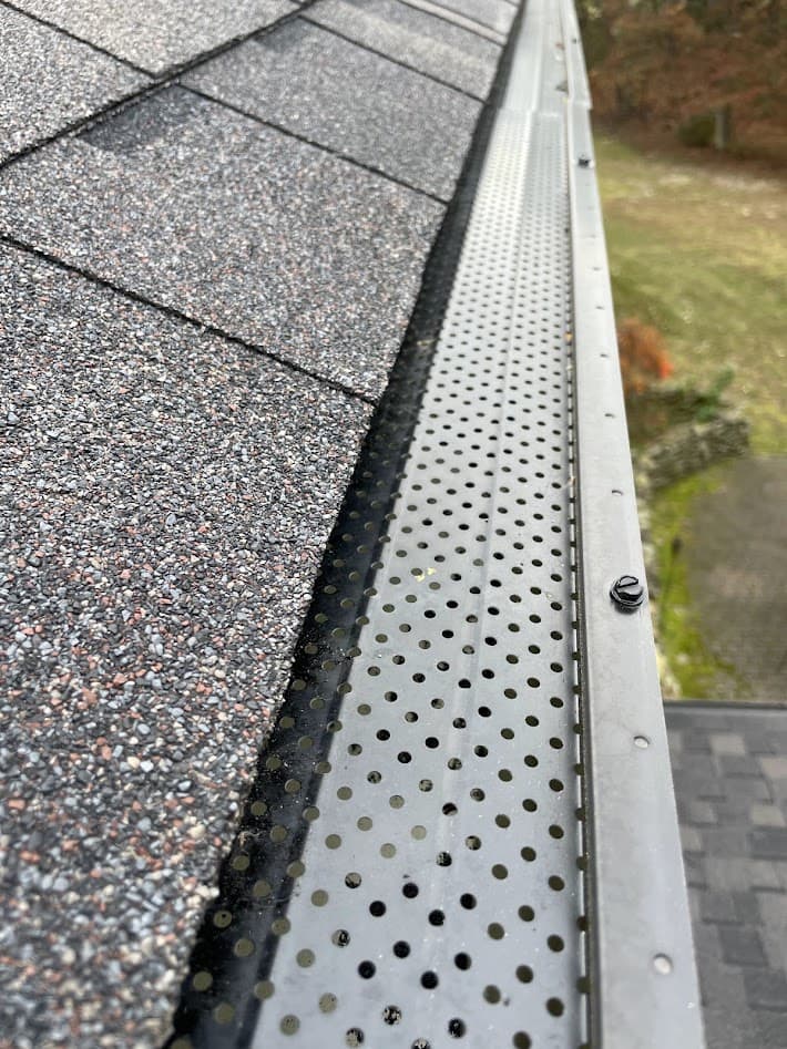 Hangtite gutter guard installation