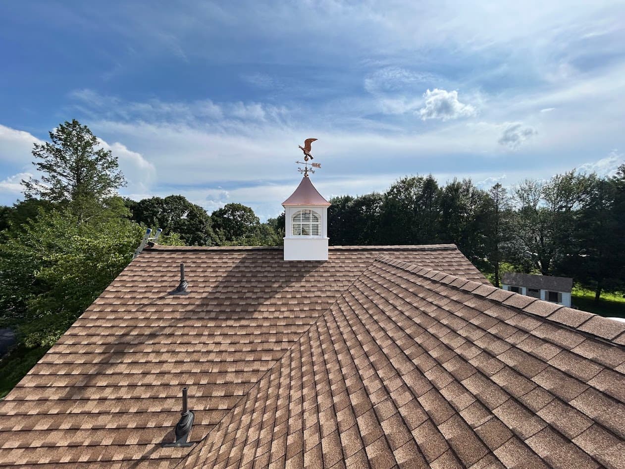New roof with decorative cupola