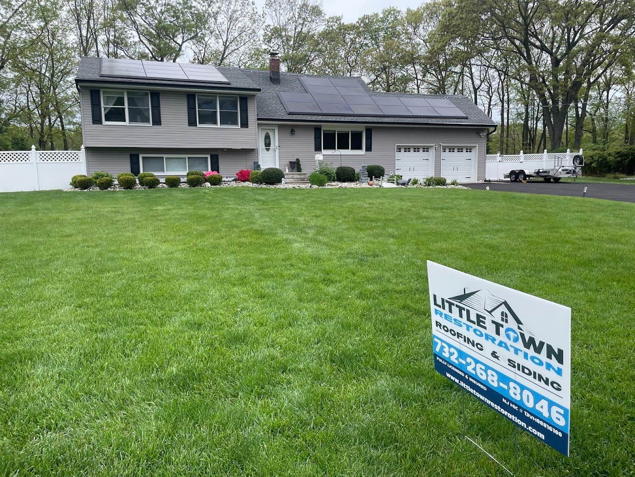 Siding installation with solar panels