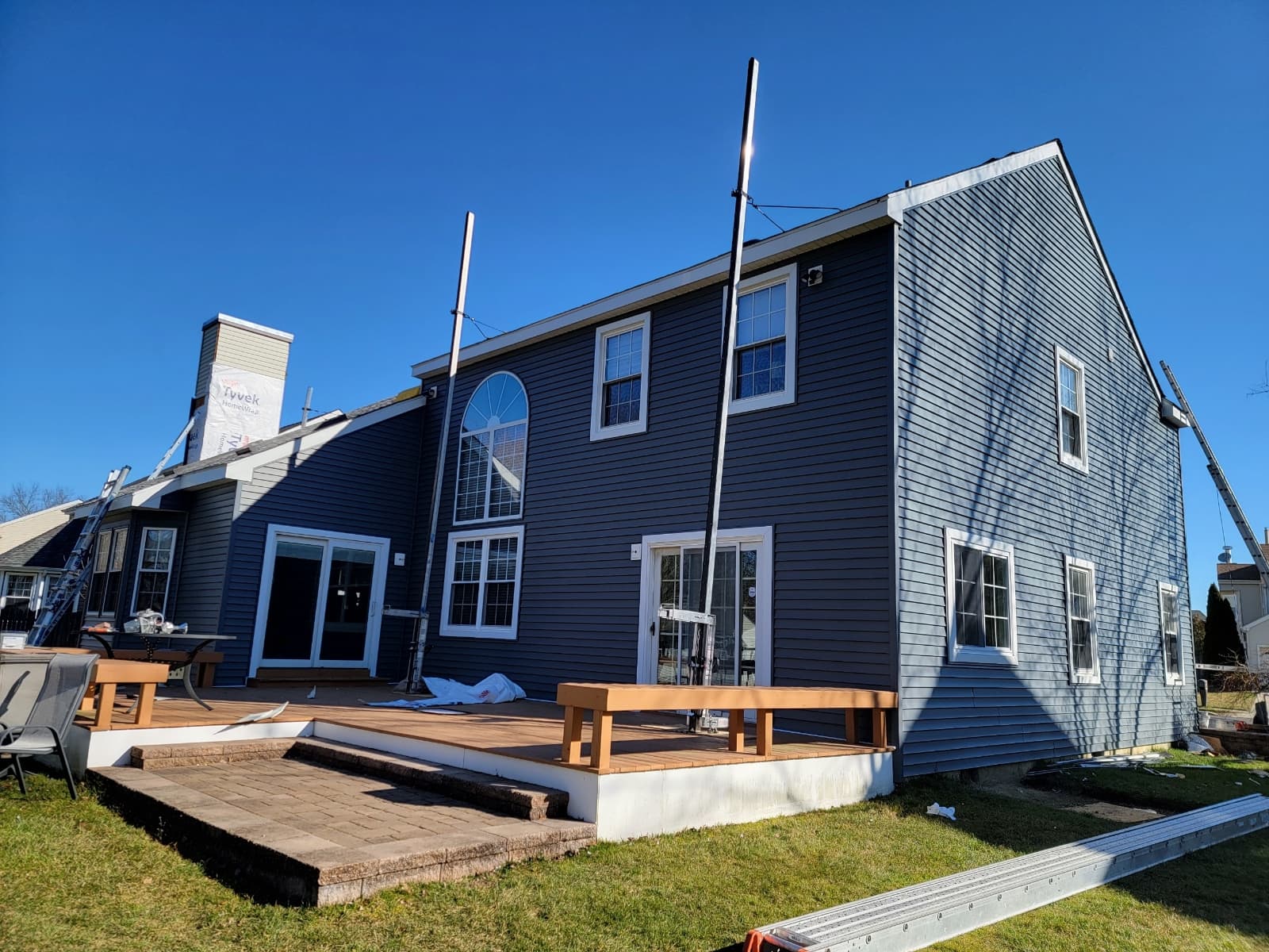 Siding project in Monmouth County