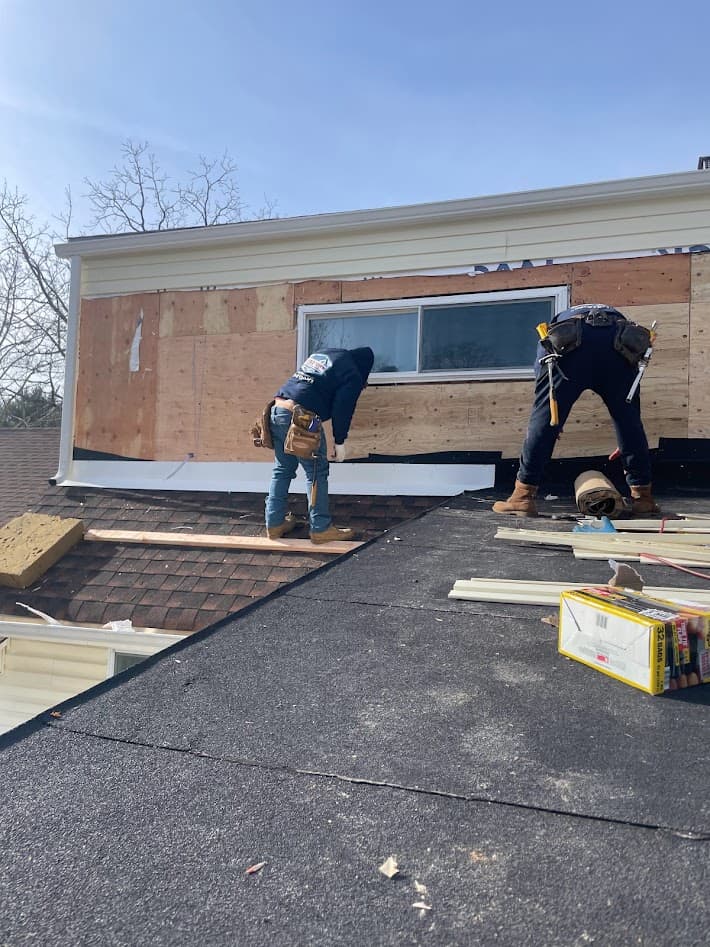 Professional siding repair