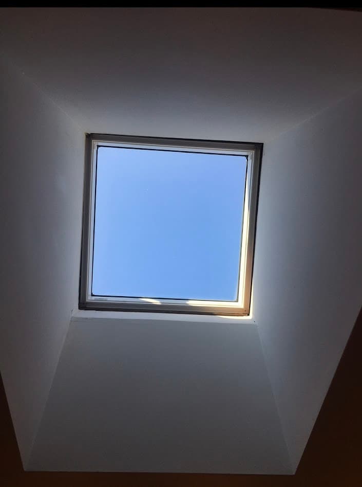 Professional skylight installation